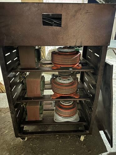 delta stabilizator: İşlənmiş, Sənaye üçün, 3 faza, Gərginliy stabilizatoru, 220/380 V, Ünvandan götürmə — 10