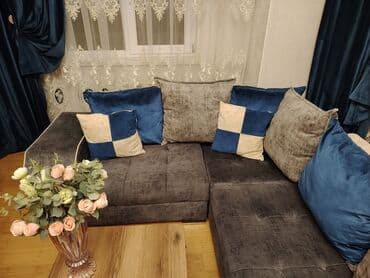 divan 2 əl: Künc divan, İşlənmiş, Açılmayan, Bazalı, Parça, Çatdırılma yoxdur — 11