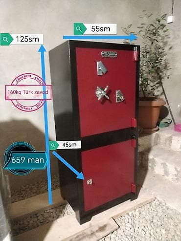 Seyf ucuz. Seyf Türk zavod malı. Seyf silah saxlamaq üçün böyük