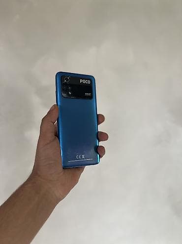 qedimi telefonlar: Poco M4 Pro, 256 GB, rəng - Göy, Barmaq izi, Face ID — 5