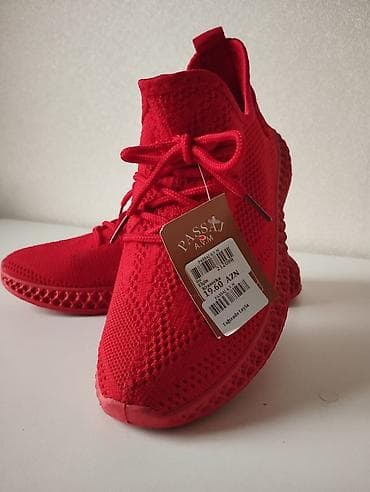 Кроссовки и спортивная обувь: Размер: 37, цвет - Красный, Новый — 10