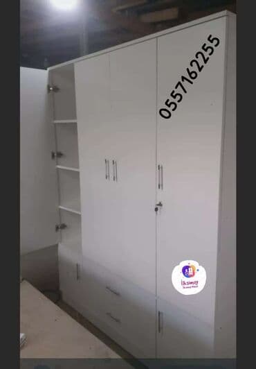 ev ucun guzguler: Yeni, 4 qapılı Düz dolab, Dolab-asılqan — 2