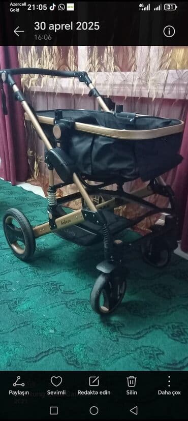 Gəzinti arabaları: Bebeto, Yaş: 1-6 ay, Ünvandan götürmə — 4