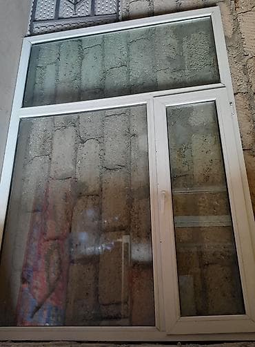 Plastik (PVC) pəncərə bloku - Material: ağ PVC profil - Quruluş: 3 — 1