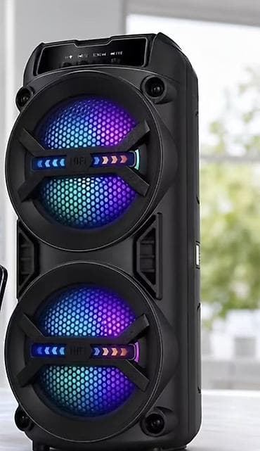 karaoke mikrofon bluetooth: Portativ Bluetooth Partnyor Akustik Sistem - İki ədəd iri dinamikli — 1