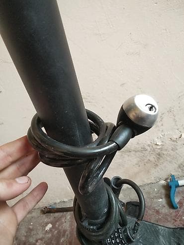 Velosiped/skuter üçün kabel qıfılı - Polad məftilli, PVC örtüklü