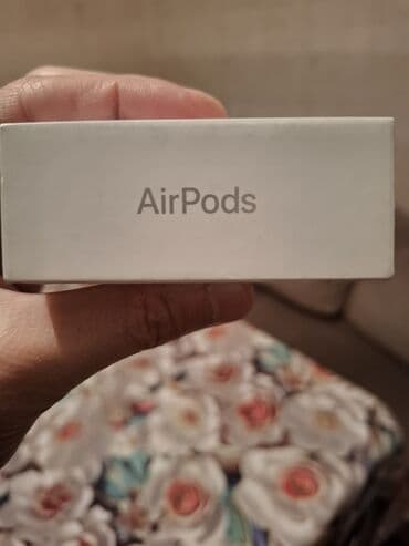 irşad airpods qiymeti: Simsiz (Bluetooth) Qulaqcıqlar, Apple, rəng - Ağ — 1