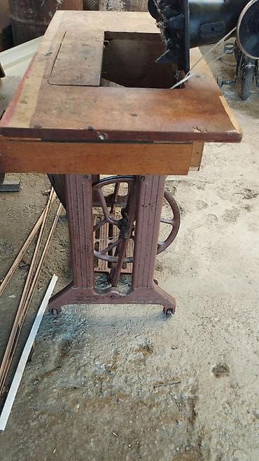 вазы для фруктов и конфет: Mexaniki tikiş maşını – ayaq pedallı masa daxil - Klassik döşəmə — 5