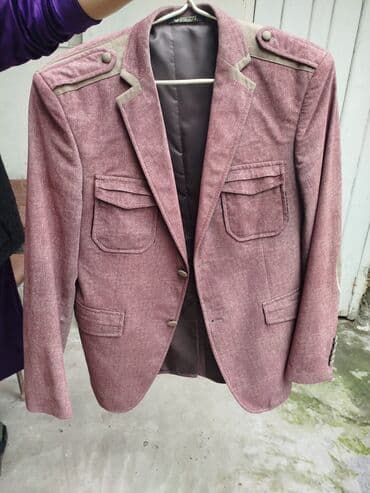 Pencəklər: Kişi üçün şık pencək - Rəng: toz-çəhrayı/şabalıdı tonları - Dizayn — 2