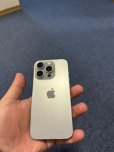 IPhone 15 Pro, 256 GB, Natural Titanium, Zəmanət, Face ID