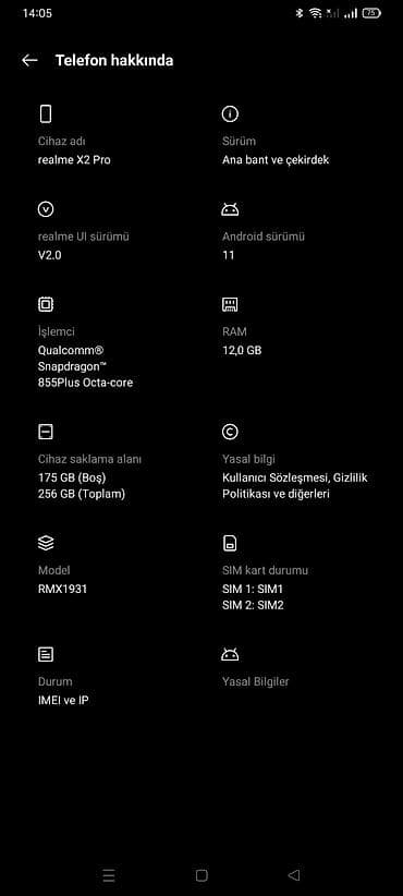 lg 109 ekran: Realme X2 Pro, 256 GB, rəng - Ağ, İki sim kartlı — 3