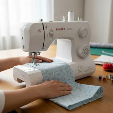 daraqli utu feni: Tikiş maşını Müğənni, İşlənmiş,Elektromexaniki, 1 saplı, Pulsuz çatdırılma — 1