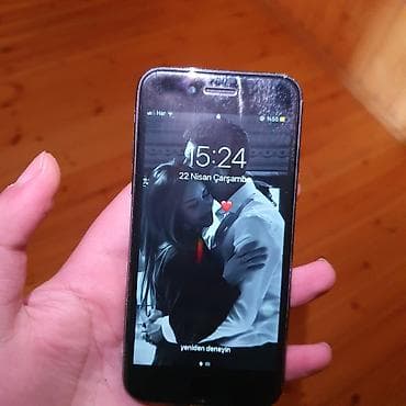 iphone ucuz modeli: IPhone 7, 32 GB, Qara, Barmaq izi — 1