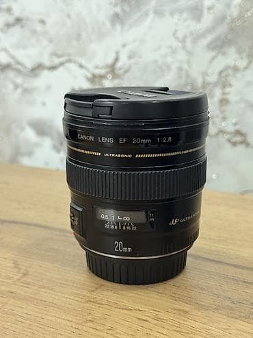 modem optik: Canon EF 20mm f/2.8 USM geniş bucaqlı obyektiv - Fokus məsafəsi: 20 — 1