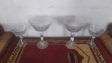 Tort və şiriniyyat qabı, Xrustal