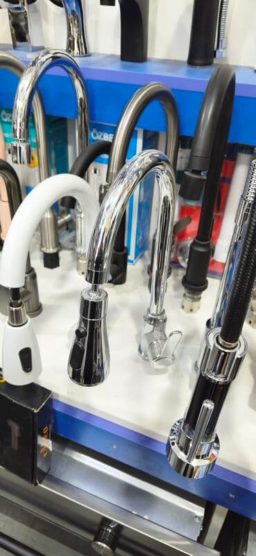 eurolux stabilizator: Mətbəx üçün müxtəlif tipli qarışdırıcı kranlar - Dizaynlar: yüksək — 1