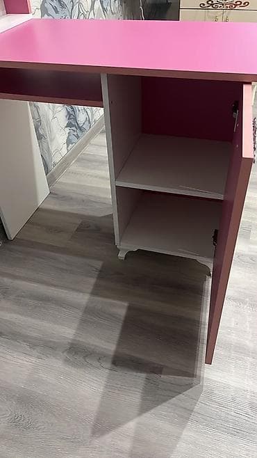 kunc mebeli: Qız üçün, Siyirməli, Yazı masası, Stulsuz — 3