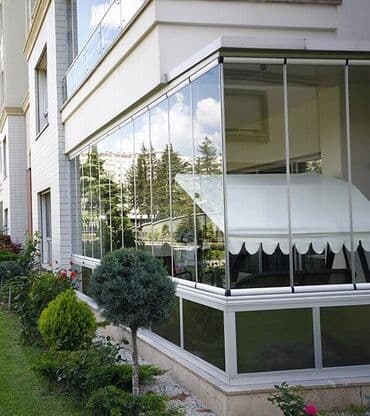 pəncərə reşotka: Cam balkon pvc qapı və pəncərələr şüşə ara kəsmələri i̇zo sistem duş — 1