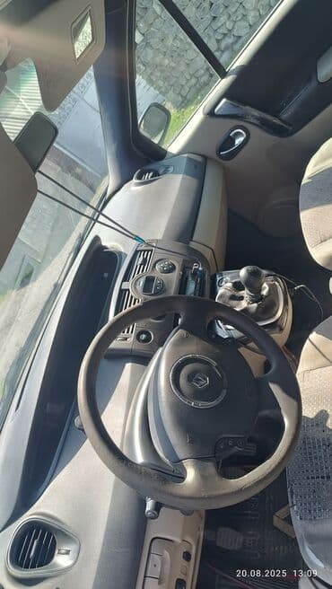 maşın oturacaq uzluyu: Renault Scénic minivan - Kuzov: 5 qapılı, tünd boz/gümüş iki rəngli — 8