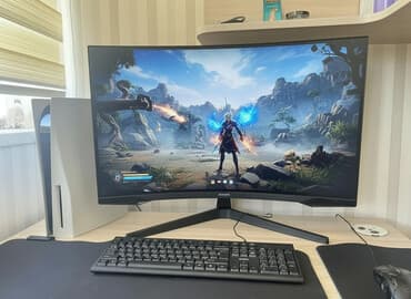 🖥️ Samsung Odyssey G5 32” Curved Qaming Monitor (C32G55TQWM) ƏLA