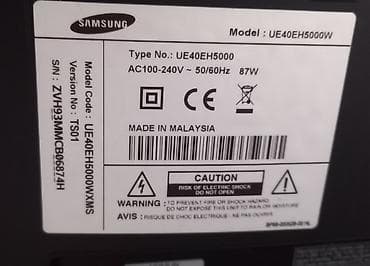 tv berlin: İşlənmiş Televizor Samsung LED ekran 40" FHD (1920x1080), Pulsuz çatdırılma — 2