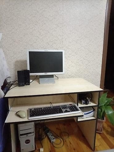 masa ofis: Düz masa, Polkalı, Siyirməli, Sadə laminat — 3