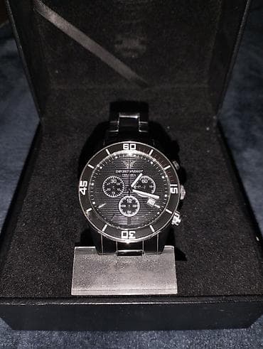 seven friday saat: Qol saatı, Emporio Armani, rəng - Qara — 3