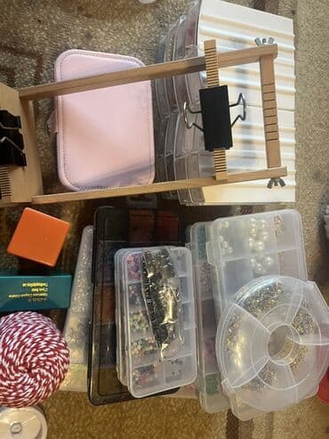 qısa kişi gödəkçələri: Aksesuarlar bəzək əşyaları hazırlamaq üçün tam dəst kreativ — 4