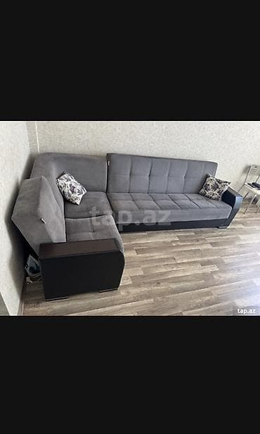 Künc divan, Açılan, Bazalı, Vеlur parça, Ödənişli çatdırılma