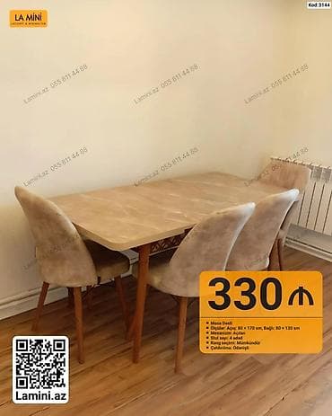 kohnə stul: Masa dəsti – La Mini Kod: 3151 - Ölçülər: 100 × 200 sm - Mexanizm — 1