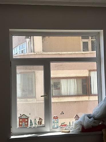 balkon: İşlənmiş İkiqat şüşə paketi Plastik pəncərə, Еni: 200 sm, Uzunluğu: 250 sm, Ödənişli quraşdırma — 2
