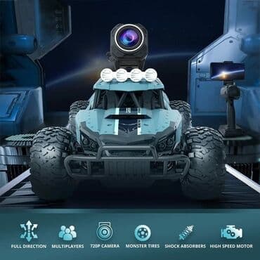 uşaq oyuncaqları robocar: Kamerali maşin Zariyatqa ile işleyir Hem Pult Hem Telefonla idare — 2