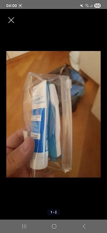 soel care: Səyahət üçün diş baxımı dəsti - Şəffaf kilidli kisədə kompakt dəst - — 2