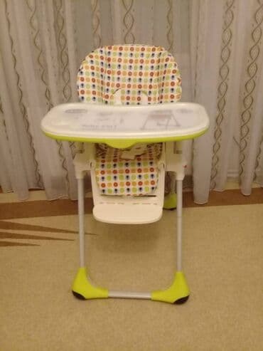qidalandırmaq üçün uşaq stul yelləncək: İdeal vəziyyətdədi. Səliqəli istifadə olunub. Chicco firmasının — 1
