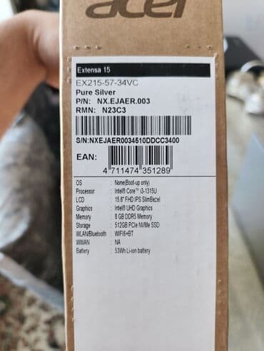 2 ci el notebook: Новый Acer Extensa, 15.6 ", Intel Core i3, 512 ГБ, Самовывоз, Платная доставка — 6