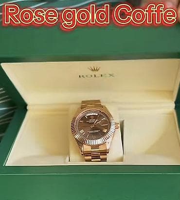 Rolex Day‑Date, “Rose Gold Coffee” rəng palitrası - Korpus və