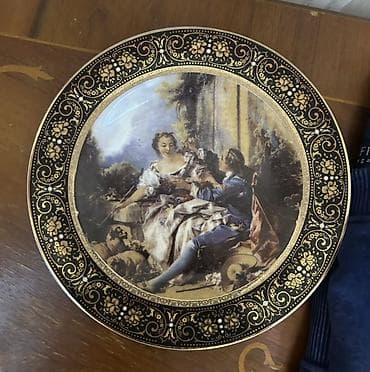 vilur sufreler: Boşqablar, 1 əd, rəng - Qara, Farfor, Almaniya — 2