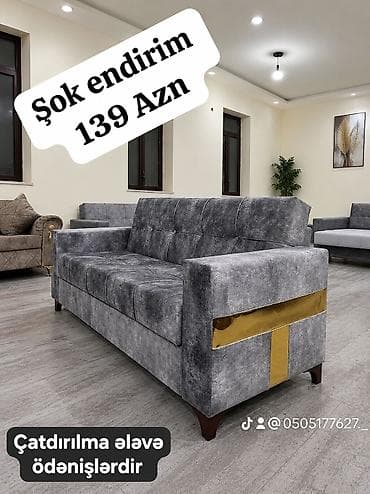 Divan, Yeni, Açılan, Bazalı, Vеlur parça, Rayonlara çatdırılma