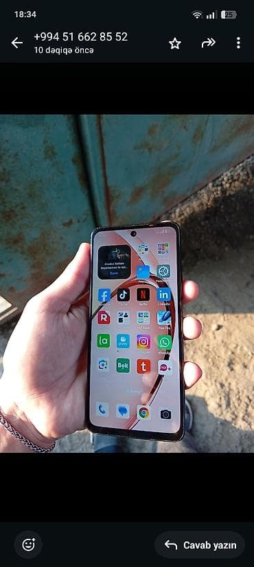 planşetlər və qiymətləri: Smartfon – Android - Ekran: tam ekran, ön kameranın mərkəzdə punktual — 1