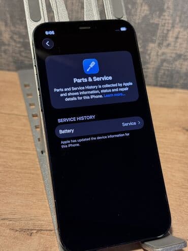 iphone 12 2 ci el: IPhone 12, 64 GB, Qara, Simsiz şarj, Face ID, Sənədlərlə — 6