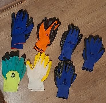 İşçi əlcəkləri dəsti Təmir Tikinri Əlcəkləri 700 Cüt Var Sekildə