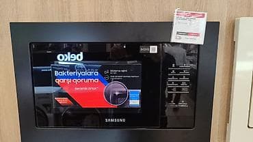 Mikrodalğalı soba Samsung, Quraşdırılan, Mikrodalğalar ilə, rəng - Qara, Yeni