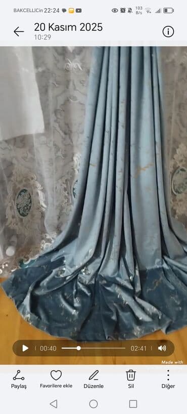 muncuq pərdə: İşlənmiş, Vilyur Pərdə, rəng - Ağ, Ödənişli çatdırılma — 4