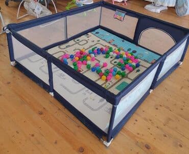 uşaq manejleri: Большой игровой манеж Uşaq üçün böyük oyun manjeri / playpen - Geniş — 2