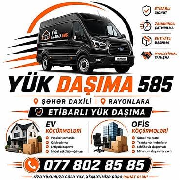 Avto xidmətlər: Yükdaşıma 585 – şəhərdaxili və rayonlara etibarlı yükdaşıma və köçürmə — 1