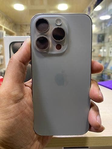 iphone 15 pro max dubay: IPhone 15 Pro, 128 GB, Natural Titanium, Face ID — 3