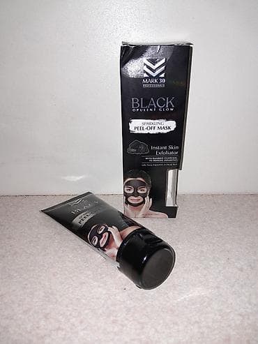 maska papaq: Üz ücün kosmetik maska. BLACK Opulent Glow Peel-Off Mask Dərinizə — 1
