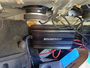 Avtomobil üçün səs sistemi komplekti - Gücləndirici: SOUNDMAX