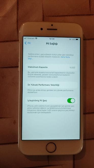 iphone 12 ekran sekilleri: IPhone 6s, Qızılı, Barmaq izi — 4