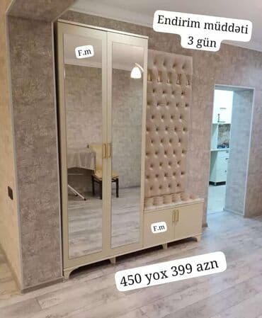 dəhliz güzgüsü: Yeni, Açılan, Düz dolab, Dəhliz dolabı — 1